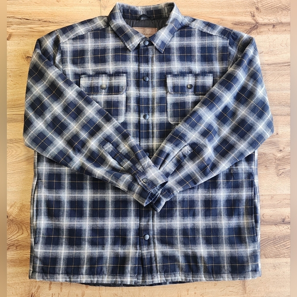 Rugged Elements Other - Rugged Elements Utility Jacket Men Size‎ XL Plaid Camping Cotton Blend